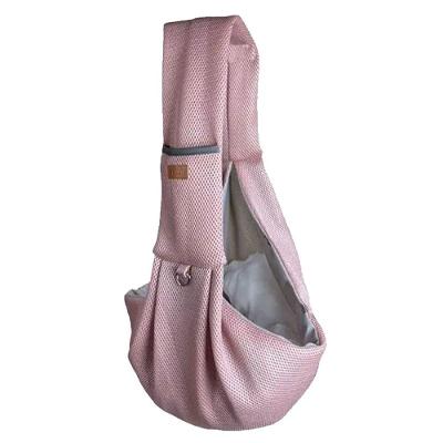 Bolsa de Transporte Pet Sling BSL3907 Cães e Gatos Pequeno Porte Rosa