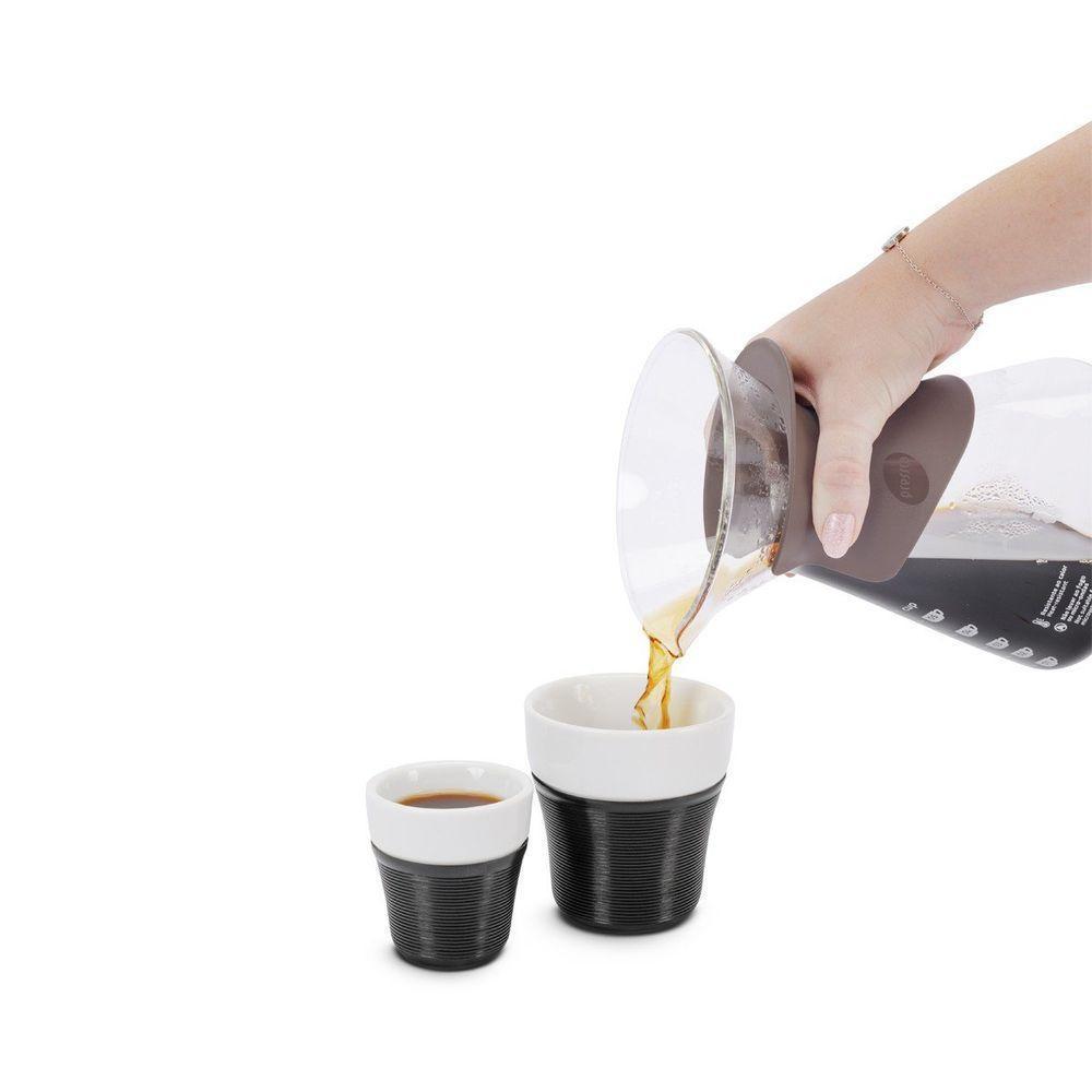 Kit Cafeteira Jarra Com Filtro 600ml - Pressca Marrom - 3