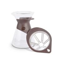 Kit Cafeteira Jarra Com Filtro 600ml - Pressca Marrom - 2