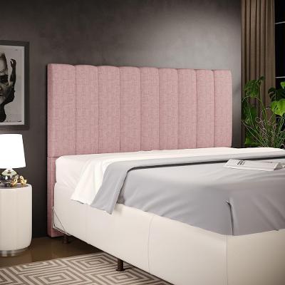 Cabeceira Queen Dália W01 160cm no Box Linho Rosa Lyam Decor