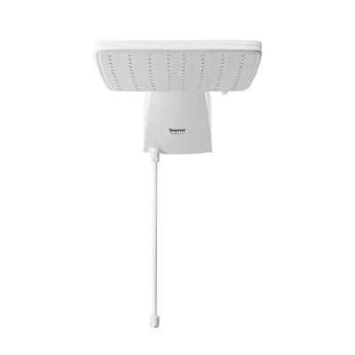 Ducha Eletrônica Quadratta 7700W Instalação de Teto Branco Zagonel 220V