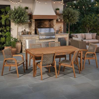 Mesa de Jantar Trammare C07 6 Lugares Corda Náutica Rami Lyam Decor