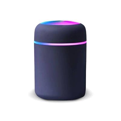 Kit 02 Umidificadores Ultrassônicos Aromatizador 300ML LED RGB Azul