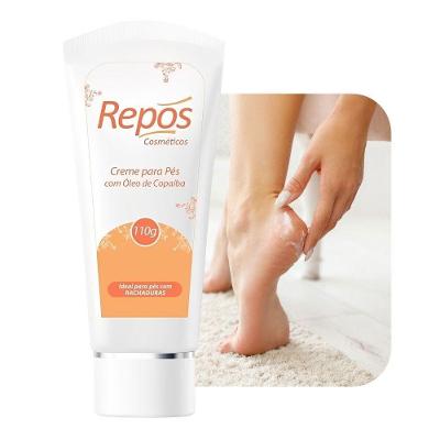 Creme Hidratante para Pés Rachaduras Óleo de Copaíba 110G Repos