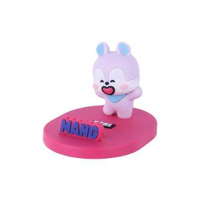 Suporte de Telefone para Mesa em PVC Antiderrapante Rosa Miniso Brasil