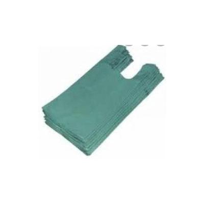 Sacola Reciclada 60x80 PEBD Reciclado Pacote 5kg 500 Unidades Verde