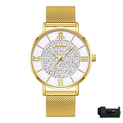 Relógio Masculino Analógico de Luxo Pulseira Aço Inox Branco Sanda