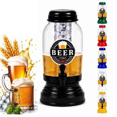 Torre de Bebidas 3L em Vidro com Dispenser de Gelo e Torneira Yeet