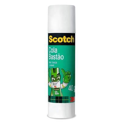 Cola Bastão Escolar Prática HB004152565 com Aplicação Limpa e Prática, Colagem sem Rugas 40G