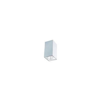 Spot de Sobrepor Recuado Blumenau para Lâmpada MR16 GU10 Quadrado Branco Blumenau Iluminação