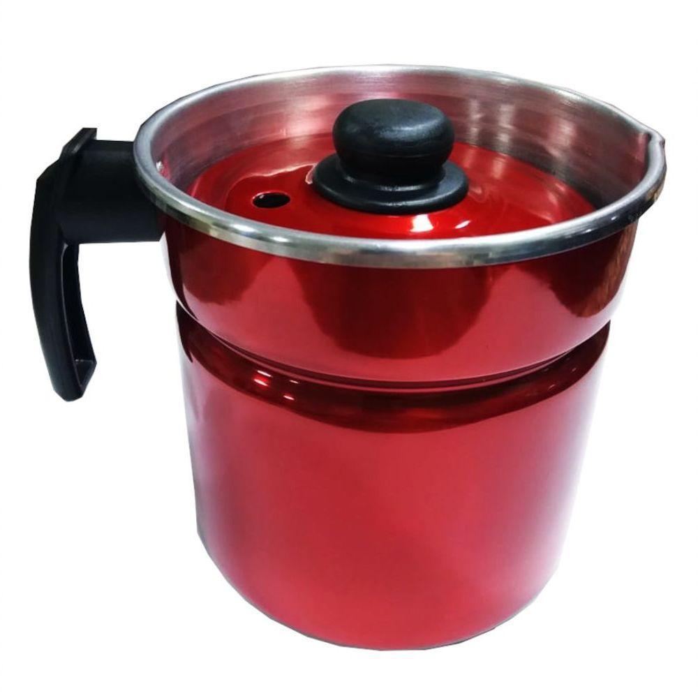 Kit Leiteira Com Apito 1,6l E Chaleira 1,2l Vermelha Belmar - 3