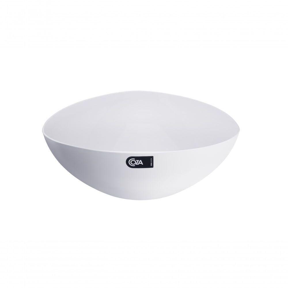 Saladeira Triangular Essential 28,2 X 27,8 X 10,5 Cm 3,5 L Branco Coza - 1