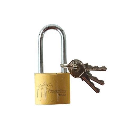 Cadeado Haste Longa 32mm para Portão Grade Corrente Dourado Yeet