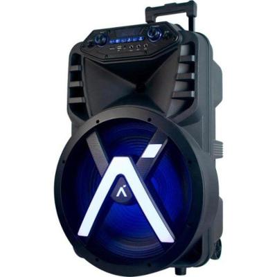 Caixa de Som Bluetooth Aquário HP-900 900W Bivolt com Rádio FM e Entradas USB e AUX Preto