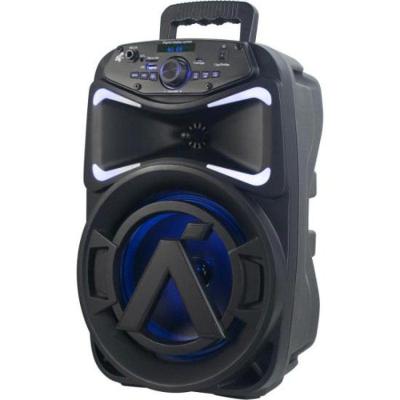 Caixa de Som Bluetooth Aquário HP-250 250W com Rádio FM e Entradas USB e AUX Preto