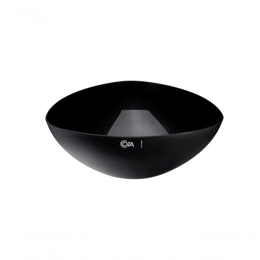 Saladeira Triangular Essential 28,2 X 27,8 X 10,5 Cm 3,5 L Preto Coza - 1