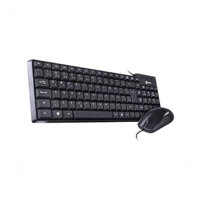 Kit Teclado e Mouse Dynamic Abnt2 com Sensor Óptico 1000 Dpi em Membrana Preto Vinik