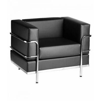 Poltrona Omega Preto Design Office Móveis