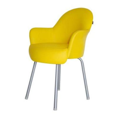 Poltrona de Escritório Linha Recepção Komorory Amarelo