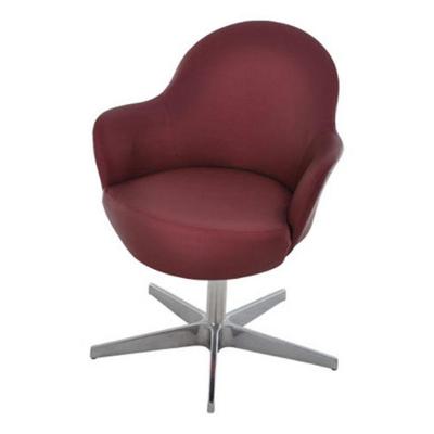 Poltrona de Escritório Linha Recepção Komorory Vermelho