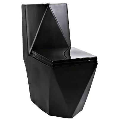 Vaso Sanitário Monobloco Berlim San-005 de Piso Dual Flush Preto