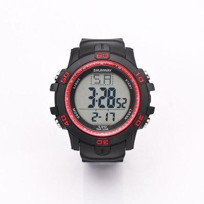 Relógio Digital Masculino Esportivo Wr50m - Tudo Em Caixa