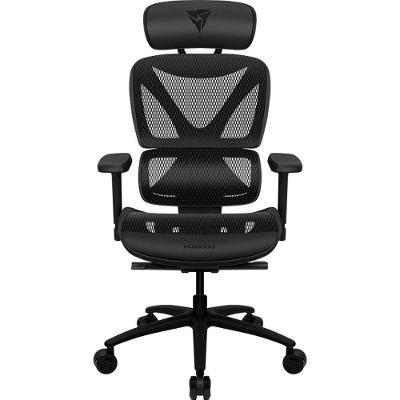 Cadeira Ergonômica XTC Mesh Tela Mesh Base Giratória Encosto Reclinável Preta Thunderx3