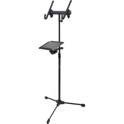 Suporte Multifuncional PNT para Tablets Notebooks e Banners Ajuste de Altura Preto ASK