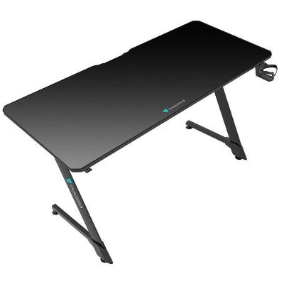 Mesa Gamer Retangular Ed5 2.0 Moderna Estrutura em Aço 80cm Preto Thunderx3