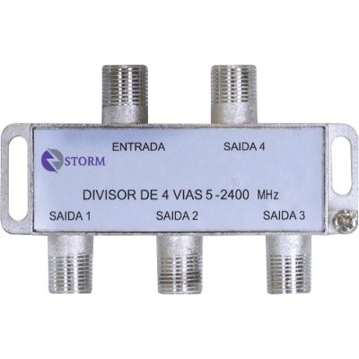 Divisor Satélite 1/4 5-2400 Mhz Storm - Pct / 10