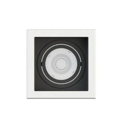 Plafon Face Recuada Boxit Quad Se-385.2549 para Lâmpada Dicroica com Soquete GU10 Preto Save Energy
