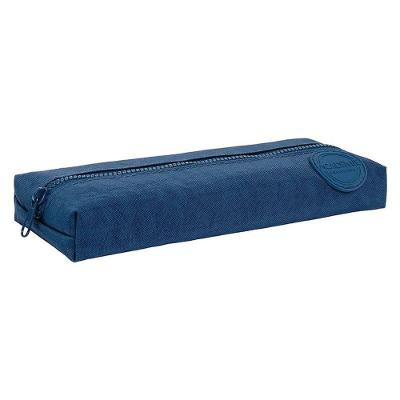 Estojo Escolar Infantil Flat Académie Azul - Tilibra
