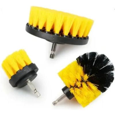 Kit 3 Escovas Rotativas Titanium 06064 para Furadeira e Parafusadeira Limpeza Pesada