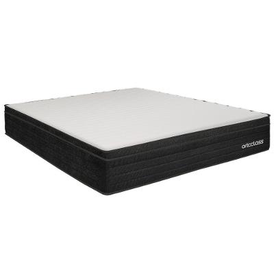 Colchão Casal Ortoclass Poli Ortopillow D45 Espuma Pró Aditivada 138x188x28 Preto