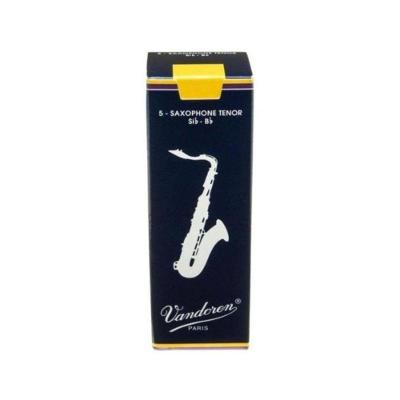 Palheta para Saxofone Tenor SR222-5 Tradicional Força 2 Caixa com 5 Unidades Vandoren