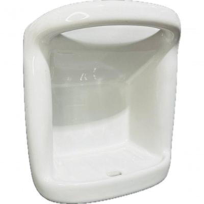 Saboneteira Vintage Rainha Porcelana Branca com Alça Celite