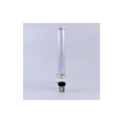 Dispenser Porta Copo Descartável Unicopo ABS e PVC Fixação Parede Transparente