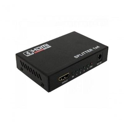 Divisor HDMI Storm 1 Entrada X 4 Saídas para Conectar uma Fonte a Até Quatro Dispositivos de Exibição Preto