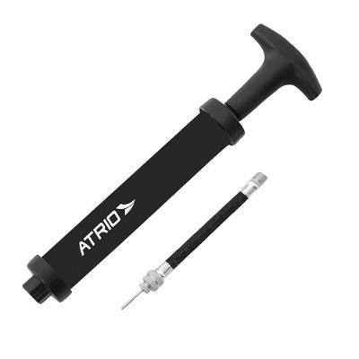 Bomba de Ar para Bolas ES406 com Extensor Flexível Preta Atrio