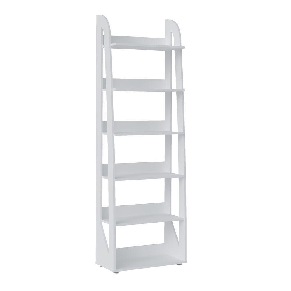 Estante Floripa Para Livros Branco 5 Prateleiras E 1 Nicho - 3