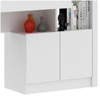 Estante Escrivaninha 1 Porta 2 Gavetas Me4143 Branco