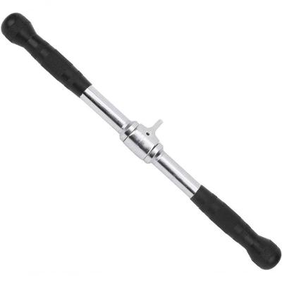 Pulley Puxador Reto Giratorio Emborrachado (straight Rotating Bar) - As - Preto