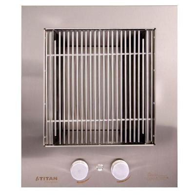 Assador Grill de Embutir a Gás Titan Premium STG sem Tampa com Grade Acendimento Elétrico Bivolt