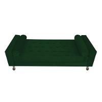 Recamier Baú Félix Solteiro 195 Cm Suede - Doce Sonho Móveis Verde - 6