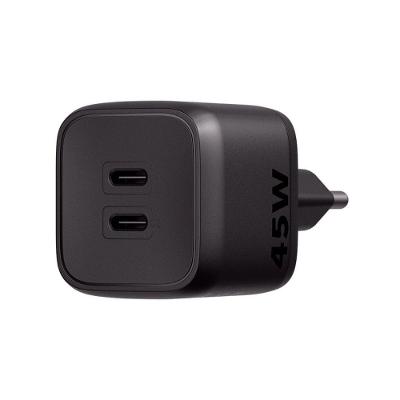 Carregador Intelbras EC20 com 2 Portas USB-C e Carregamento Ultrarrápido 45W Preto