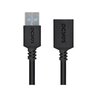Cabo Extensor PUAMF3-1 USB 3.0 Macho para Fêmea 1 Metro com Transmissão Rápida Pcyes