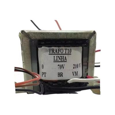 Trafo de Linha Frahm T10 Sistema de Áudio 70V para Alto-Falantes Bivolt