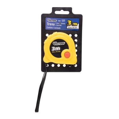 Trena Western Travas Automática 3Mx16Mm Ponta Magnética Amarelo