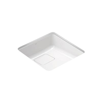 Cuba Docolflow 30x30 Quadrada Embutir Cerâmica Brilhosa Branca Docol