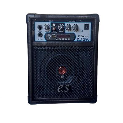 Caixa de Som Esonic RD 280 40W RMS Woofer Bluetooth Violão Guitar Mic Preto